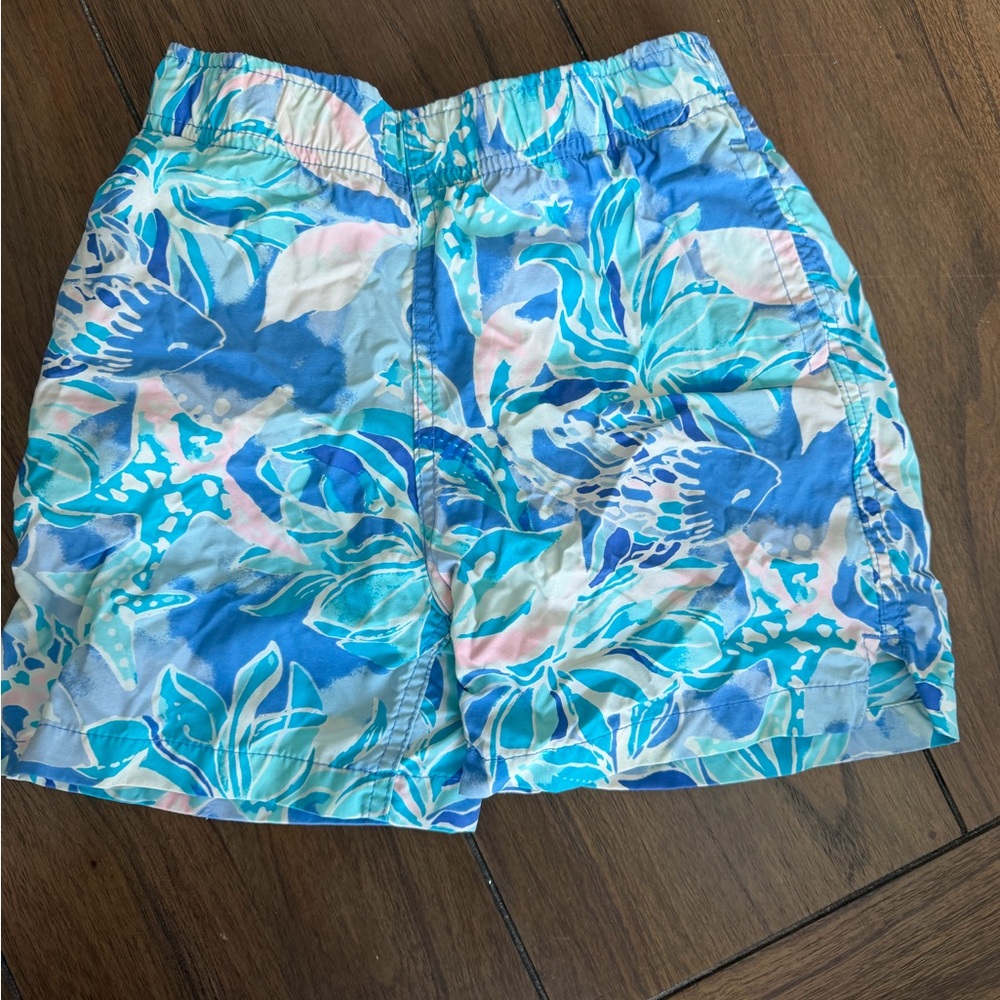 Lilly Pulitzer Blue and White Capri Trunk